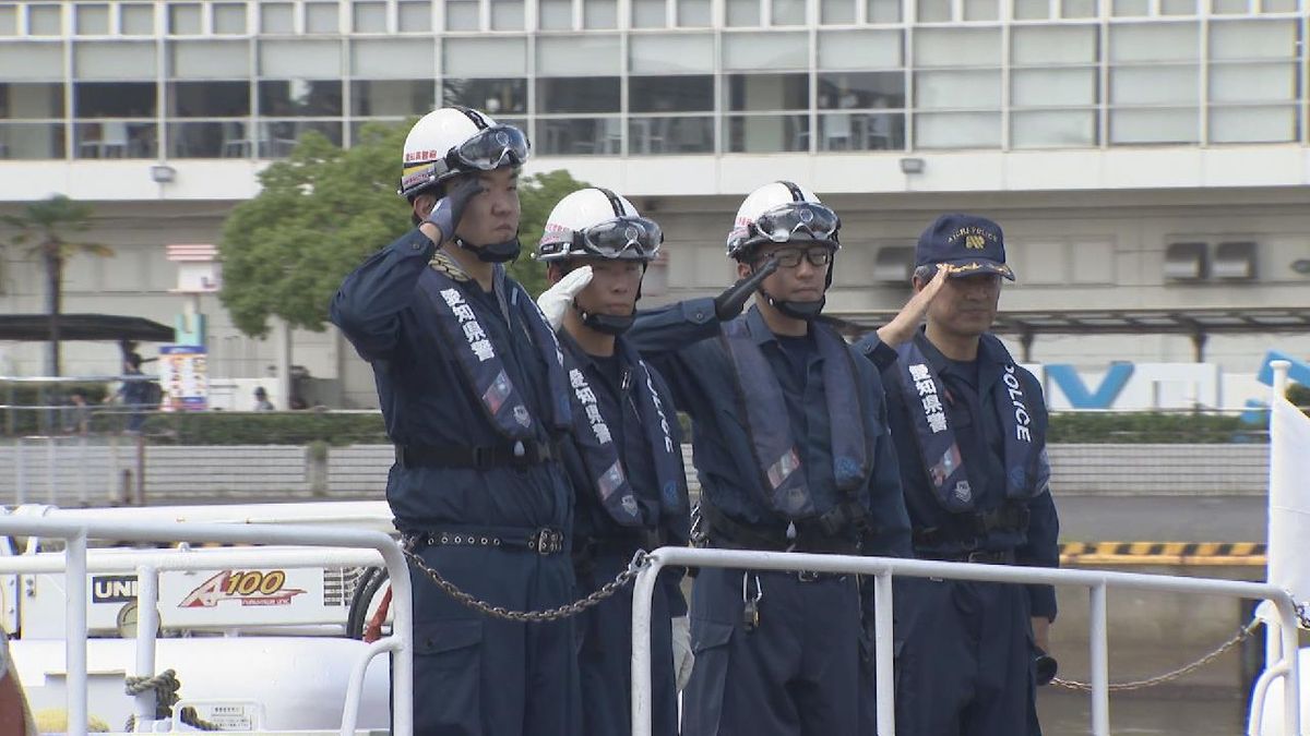 災害時の物資輸送訓練　南海トラフ巨大地震を想定　愛知・港警察署