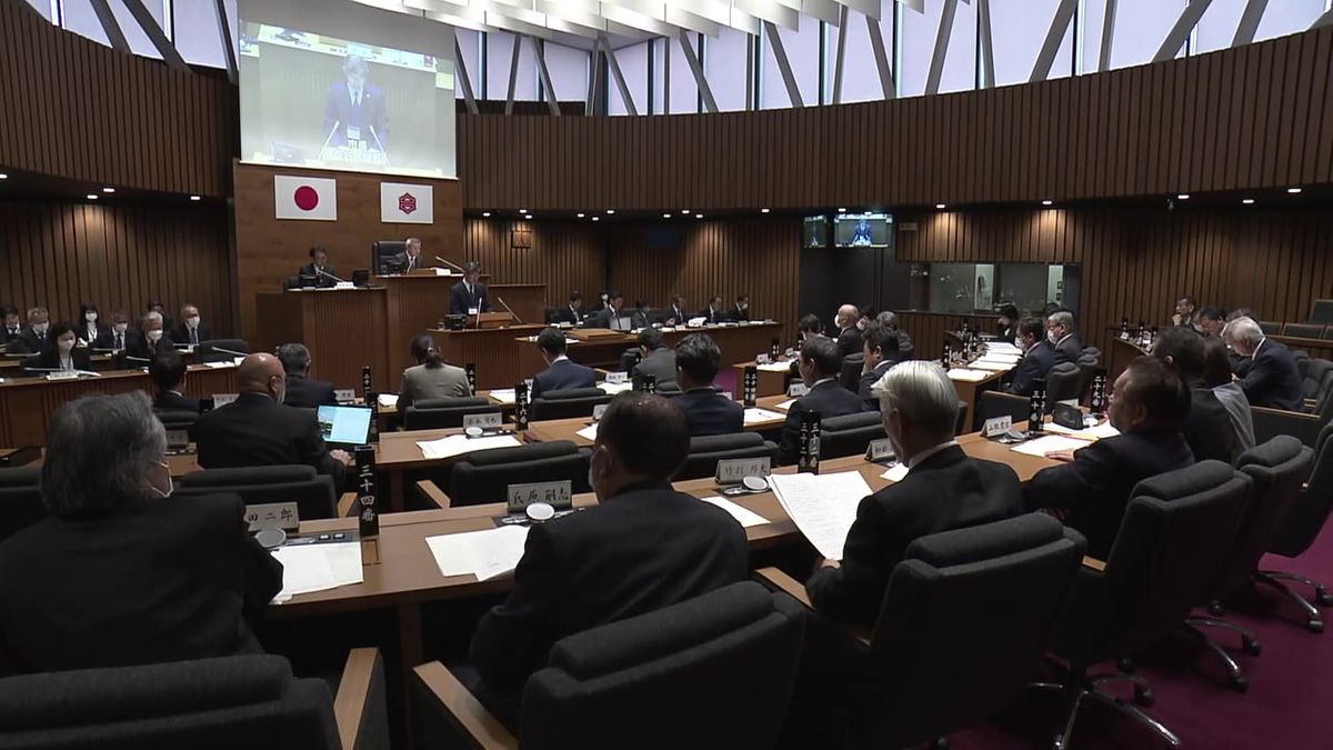 高知市の3月議会開会 人口減少対策に全庁を挙げて取り組むと決意示す【高知】