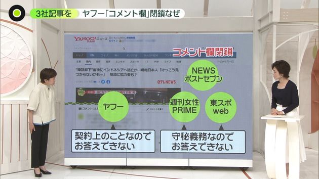 ヤフコメ 閉鎖 ナゼ 特定の3社 一部記事で 専門家 メディア選別なら説明責任果たすべき