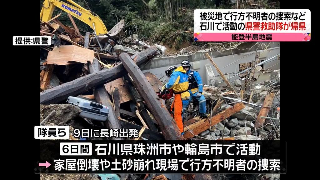 被災地での活動の様子