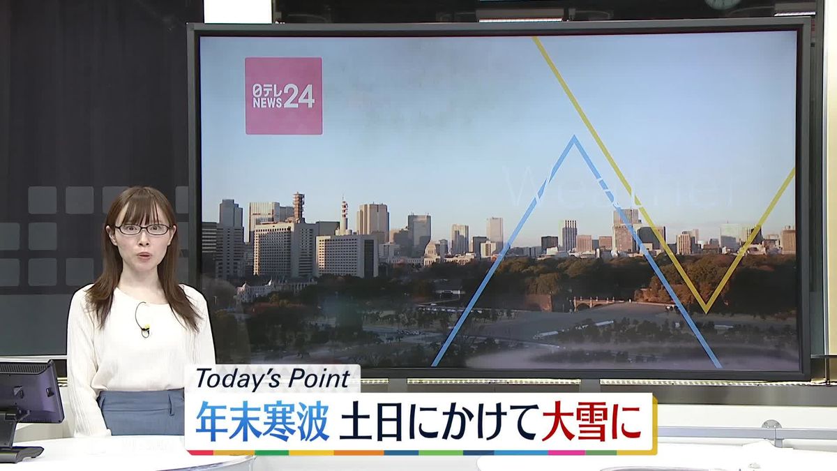 【天気】太平洋側は関東中心に冬晴れ　北陸や北日本の日本海側は雪や雨…落雷や突風にも注意を