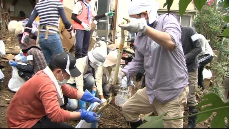 雨で行方不明者の捜索は難航　広島土砂災害