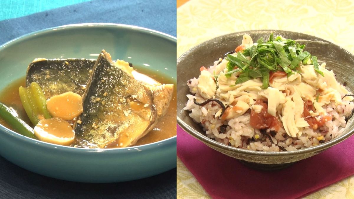 妻・裕美さんが作った権田修一選手の好物・サバのみそ煮と梅しそ鶏ささみ丼