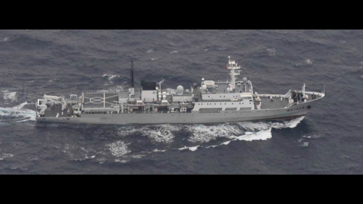 資料：中国海軍の測量艦同型（提供：防衛省）