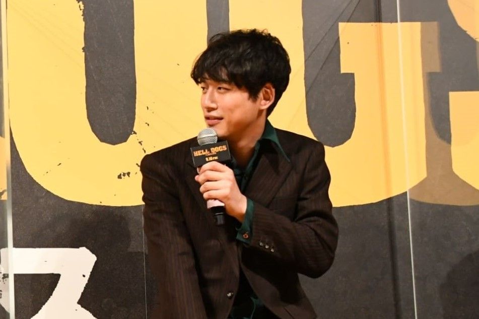 イベントに登場した坂口健太郎さん　（C）2022「ヘルドッグス」製作委員会