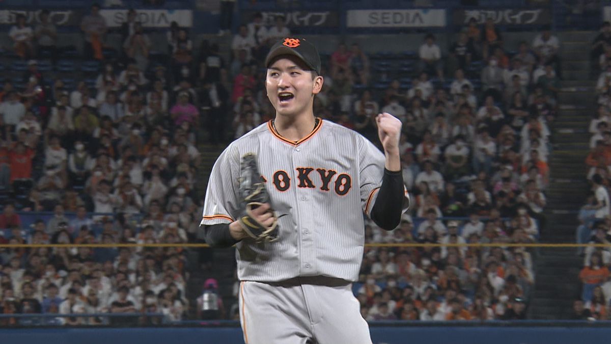 投打で活躍した巨人・横川凱投手は今季３勝目