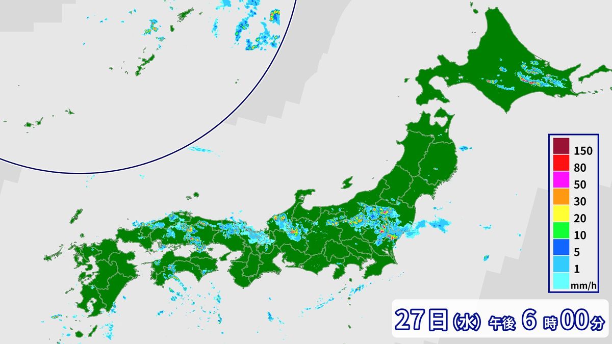 不安定な天気…京都や北海道では「記録的短時間大雨情報」も　28日（木）にかけ警戒を