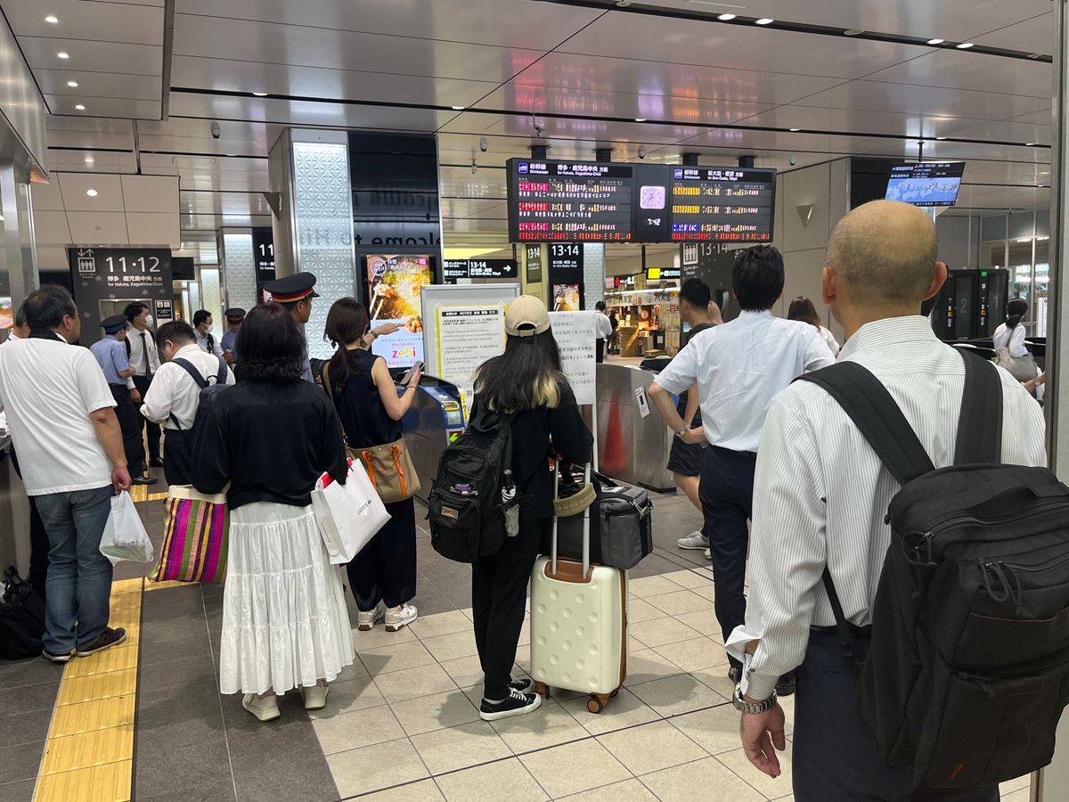 広島駅の新幹線改札