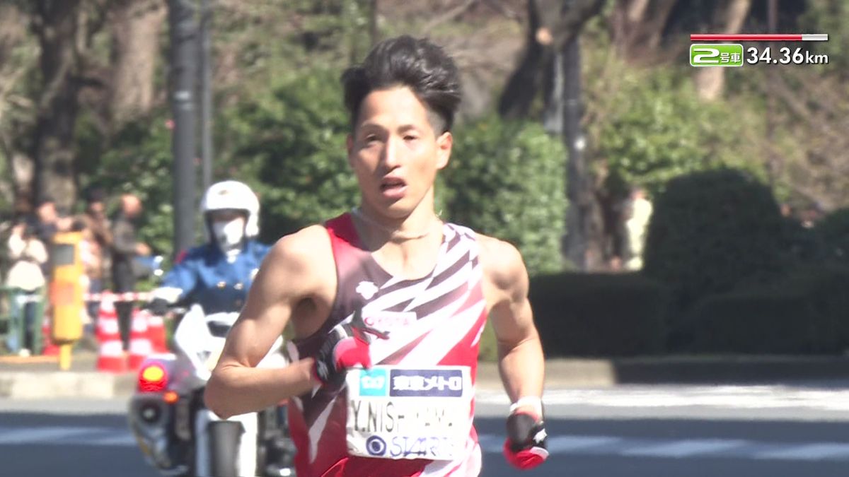 【東京マラソン】西山雄介が涙の9位　日本選手で初めて五輪連覇のキプチョゲに先着