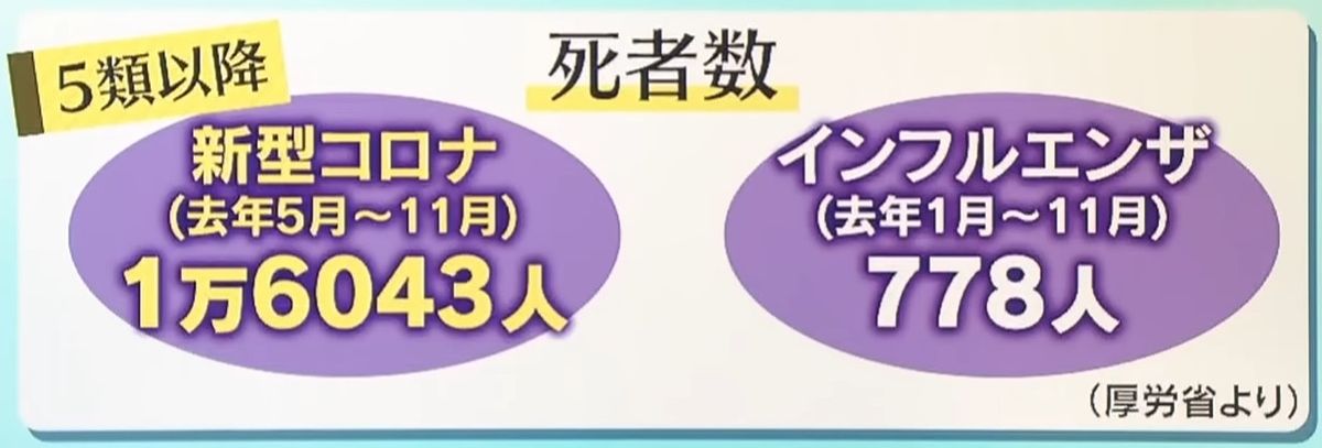 死者数はインフルエンザの20倍超とも