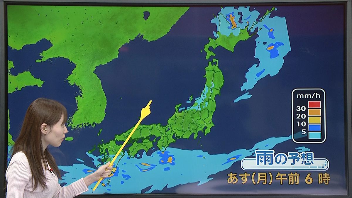 【天気】各地で雨　東北や関東、東海、中国地方は晴れ間も