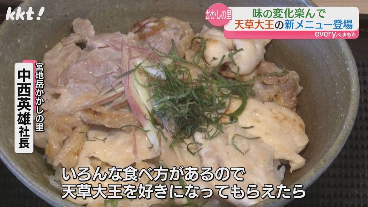 2種類の"だし"で味変も楽しめる 1日10食限定｢天草大王だしかけ丼｣ 天草市の道の駅