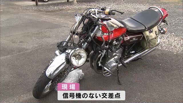 わき道から国道に進入したワゴン車が大型バイクに衝突　５０歳の男性が死亡　大分　