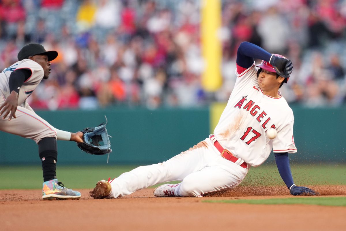 大谷翔平が“今季初盗塁”　3点先制を呼び込む　MLB公式も「今季何個記録する？」