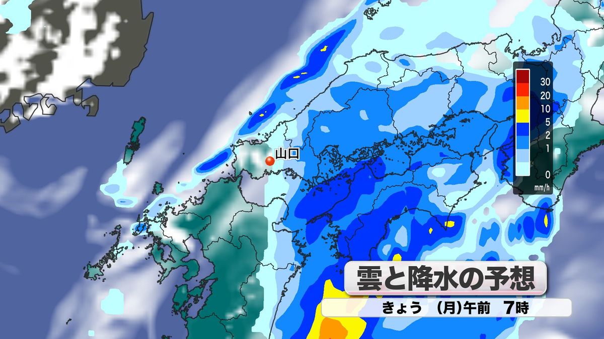 雲と降水の予想