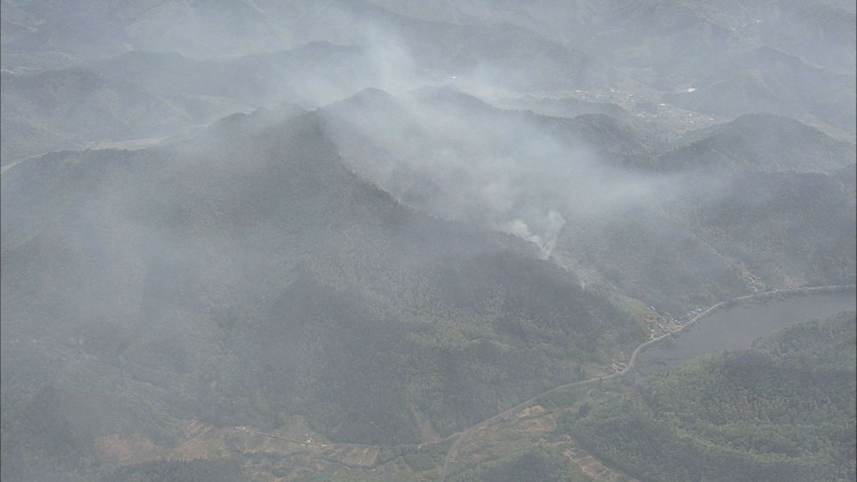 76時間後に鎮火の山火事　消失面積40ヘクタール　高畠町内の過去10年間で最大規模