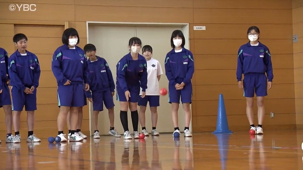 24時間テレビ　パラスポーツ「ボッチャ」の体験キットを山形・鶴岡市の中学校に寄贈
