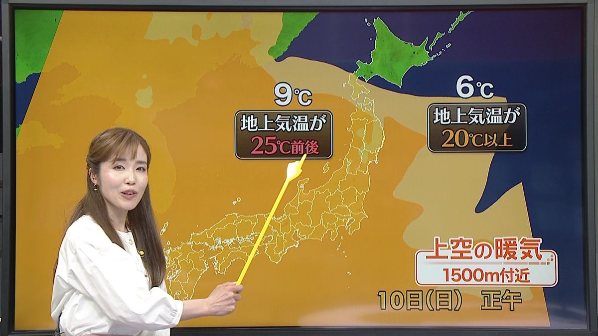 【天気】広範囲で晴れ　北海道や南西諸島では雨の降るところも
