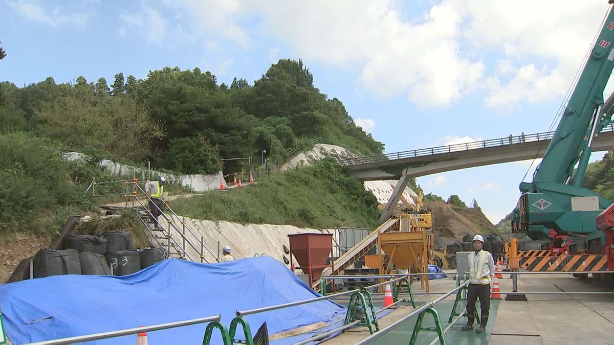 東九州自動車道　臼杵ICと津久見IC間　10月末に通行止め解除へ　台風10号で被災　大分