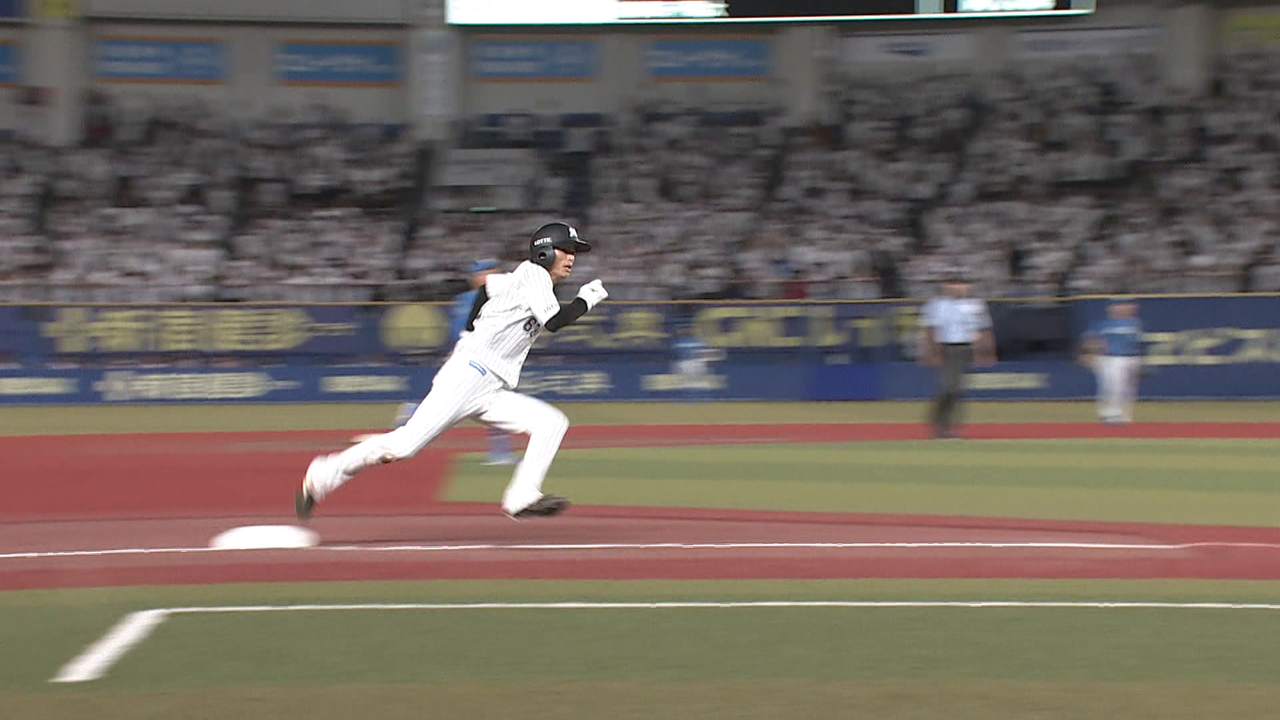 『神走塁』でロッテが8月勝利締め　和田康士朗が盗塁→暴投で2塁から生還→ダメ押しタイムリーの大活躍