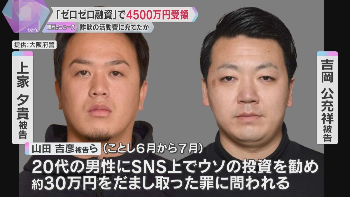 SNS型投資詐欺　「ゼロゼロ融資」申請して4500万円受領　融資金を詐欺の活動に充てた可能性