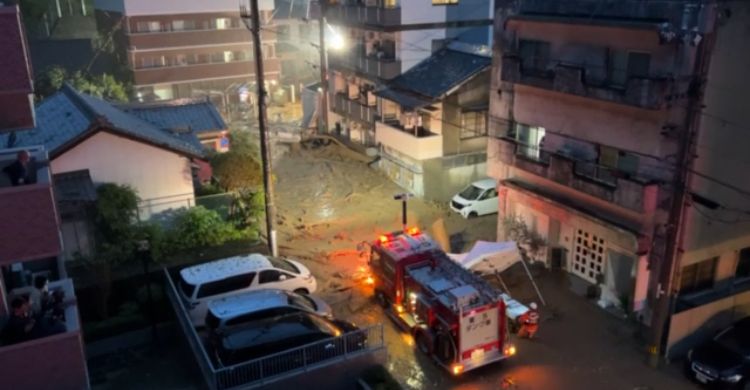 命を守る行動を 松山市の清水地区に緊急安全確保