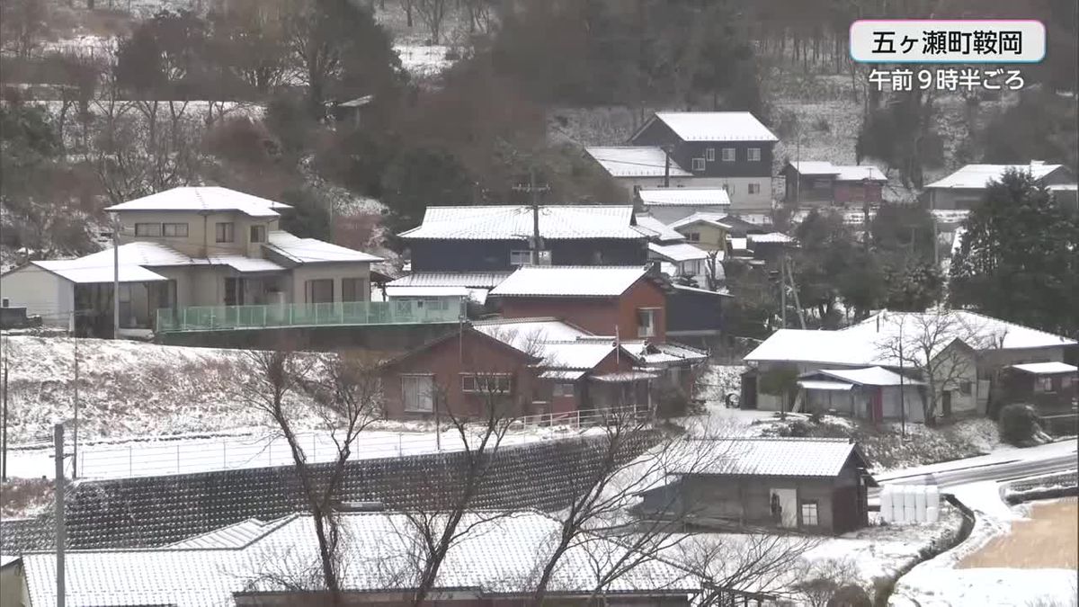 最強寒波到来！宮崎県でも山沿いで積雪　県北部には低温注意報・水道管の凍結などに注意