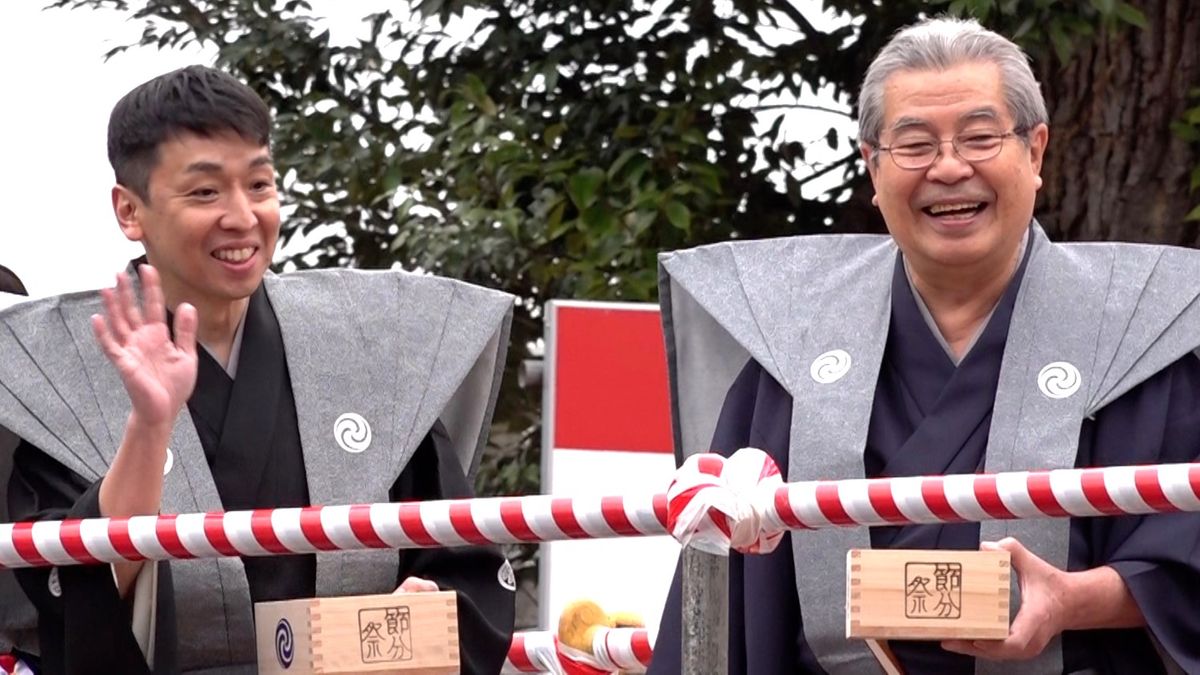 （左から）立川晴の輔さん、立川志の輔さん