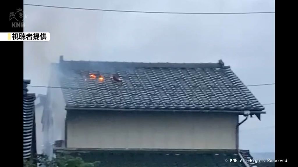 富山市水橋地蔵町で住宅火災　けが人の情報も