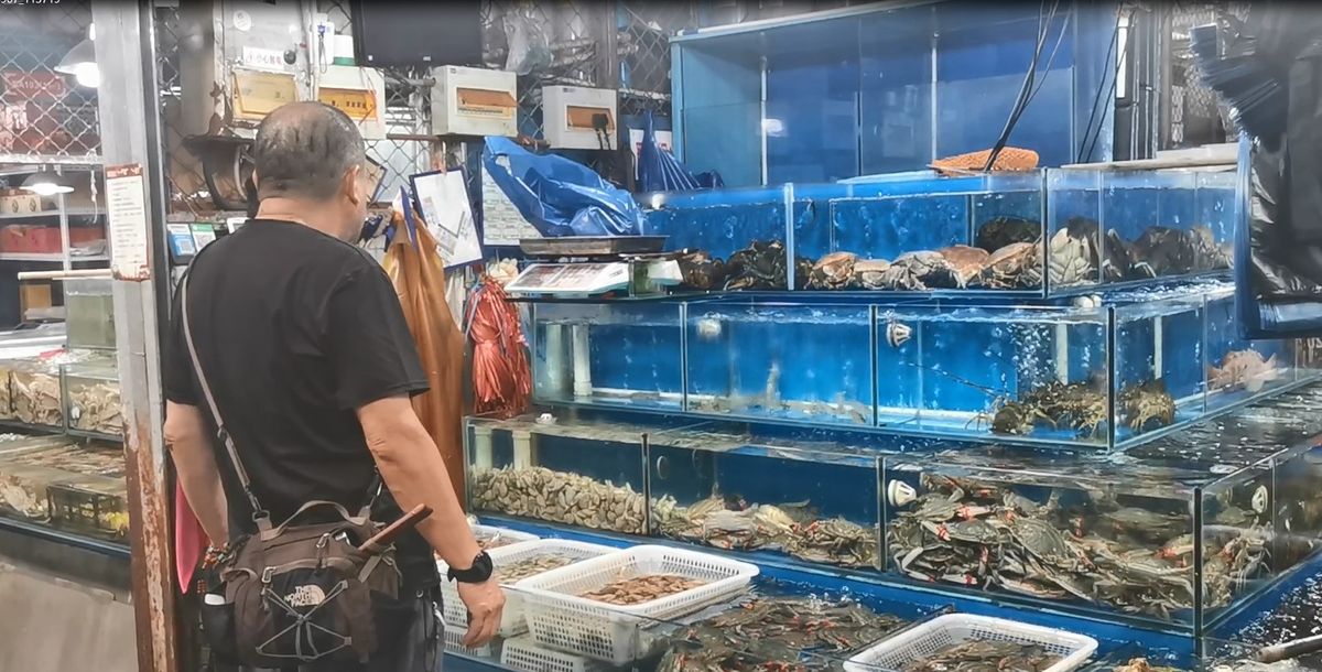 北京の海鮮市場