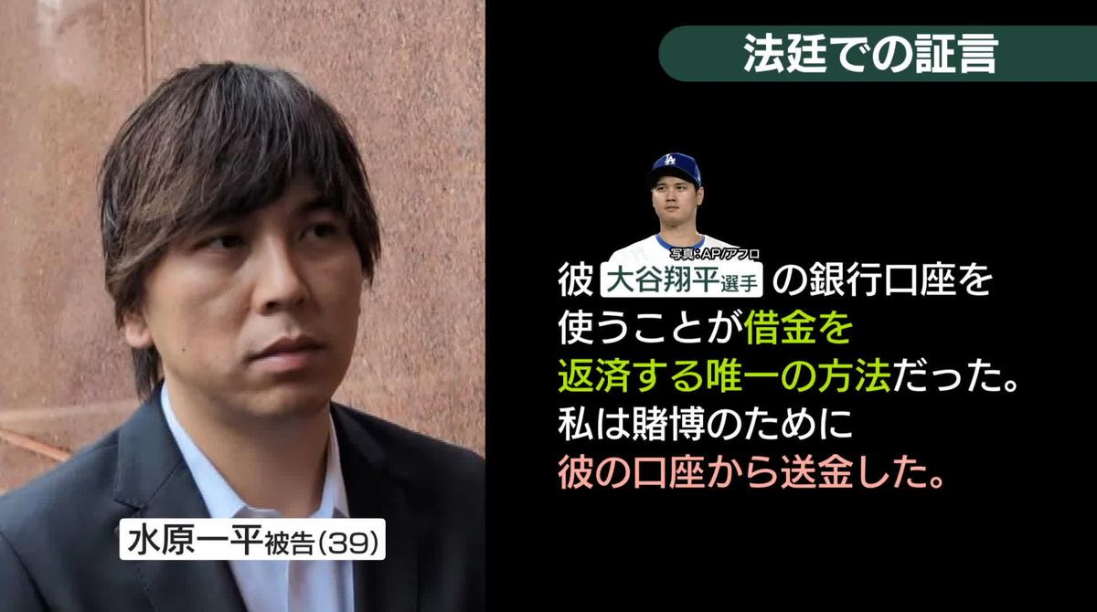 “大谷選手の声”が量刑に影響も？　水原元通訳…2つの罪認める