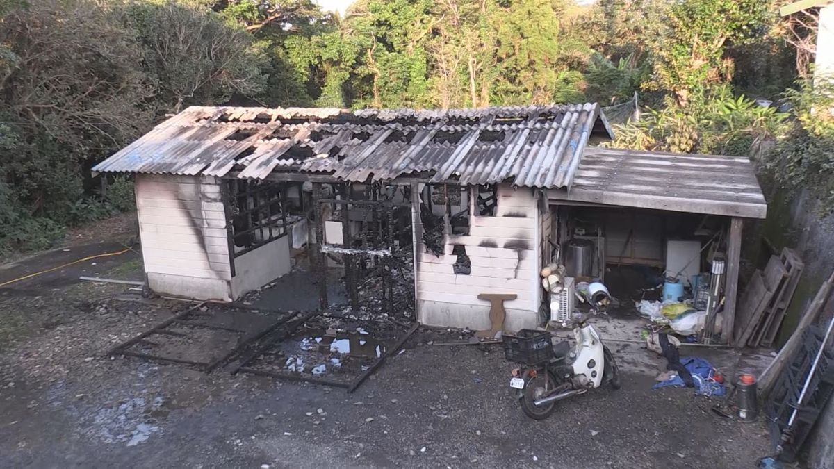 「タバコの不始末かもしれない」西之表市で住宅１棟全焼　県本土に“乾燥注意報”