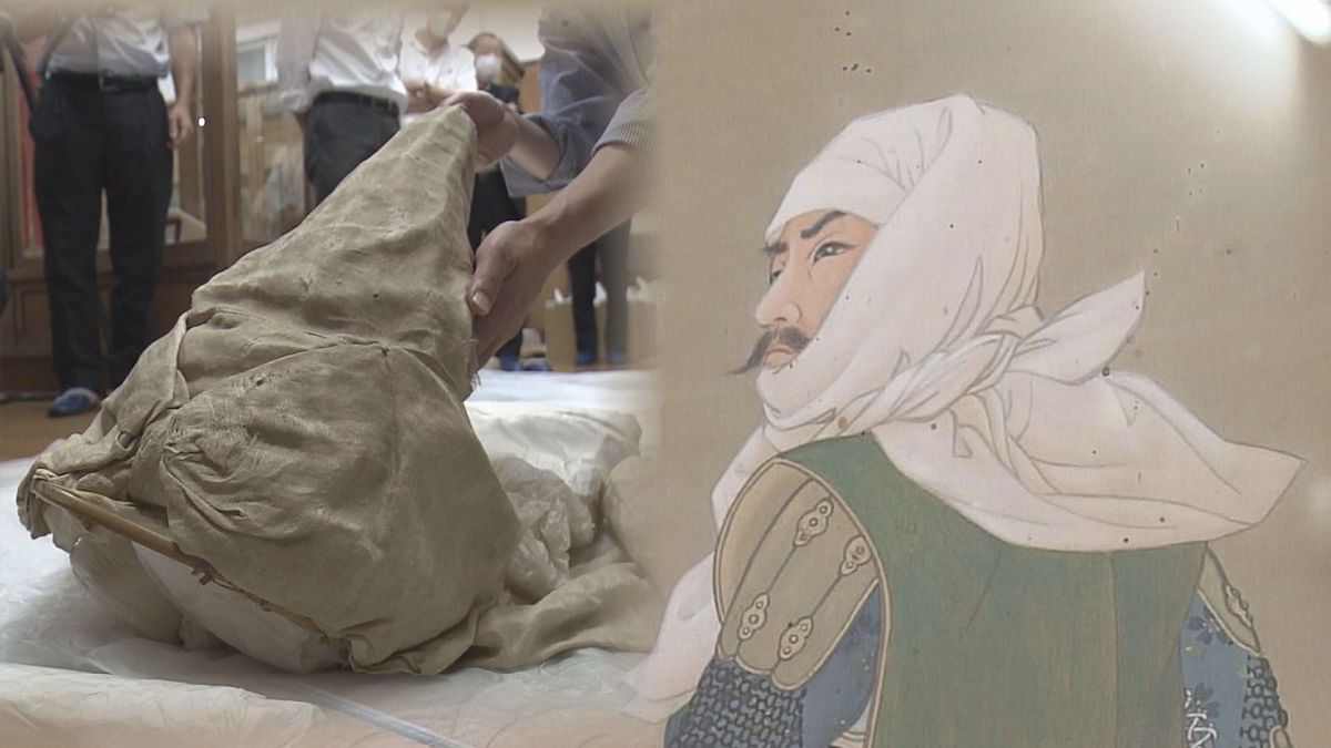 上杉謙信のあの白頭巾を修復へ　国の重要文化財で肖像画や川中島合戦図にも描かれる