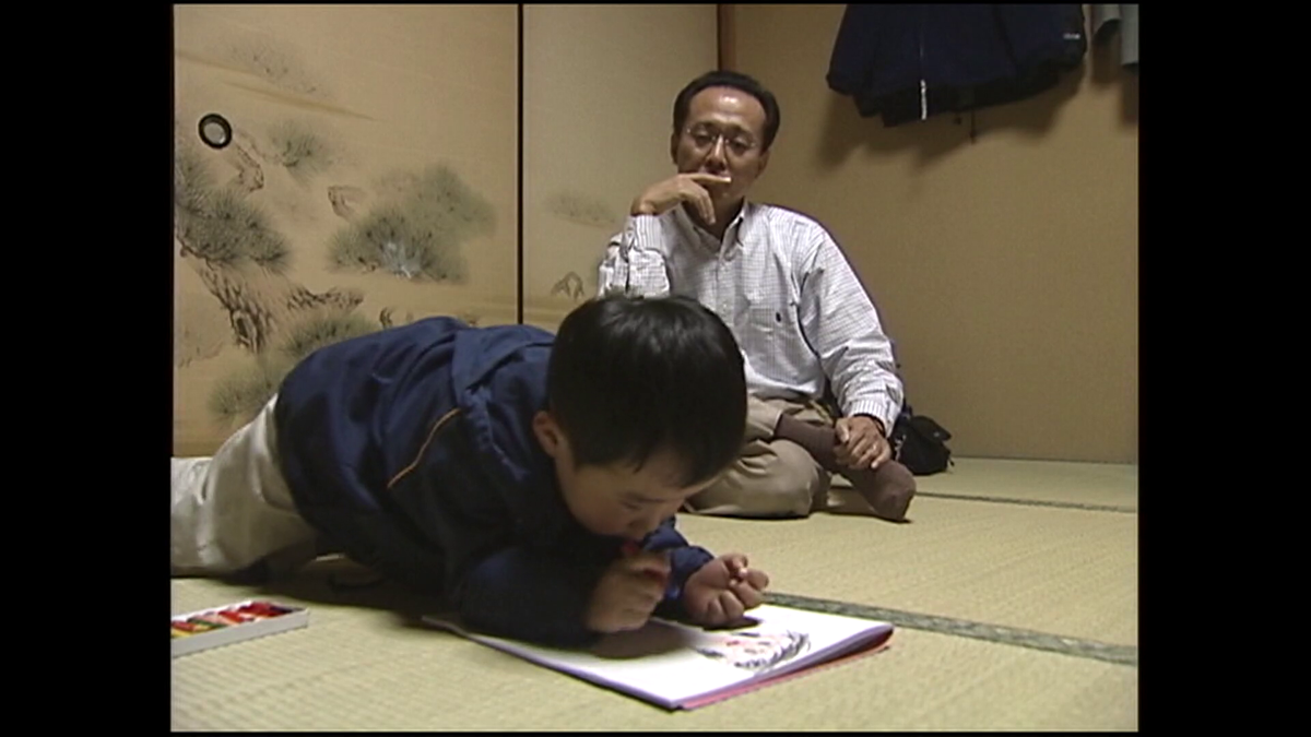 悟さんと幼い頃の航平さん