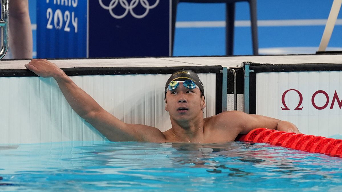 【競泳】竹原秀一が200ｍ背泳ぎで準決勝進出　初出場の五輪で落ち着いた泳ぎを見せる【パリ五輪】