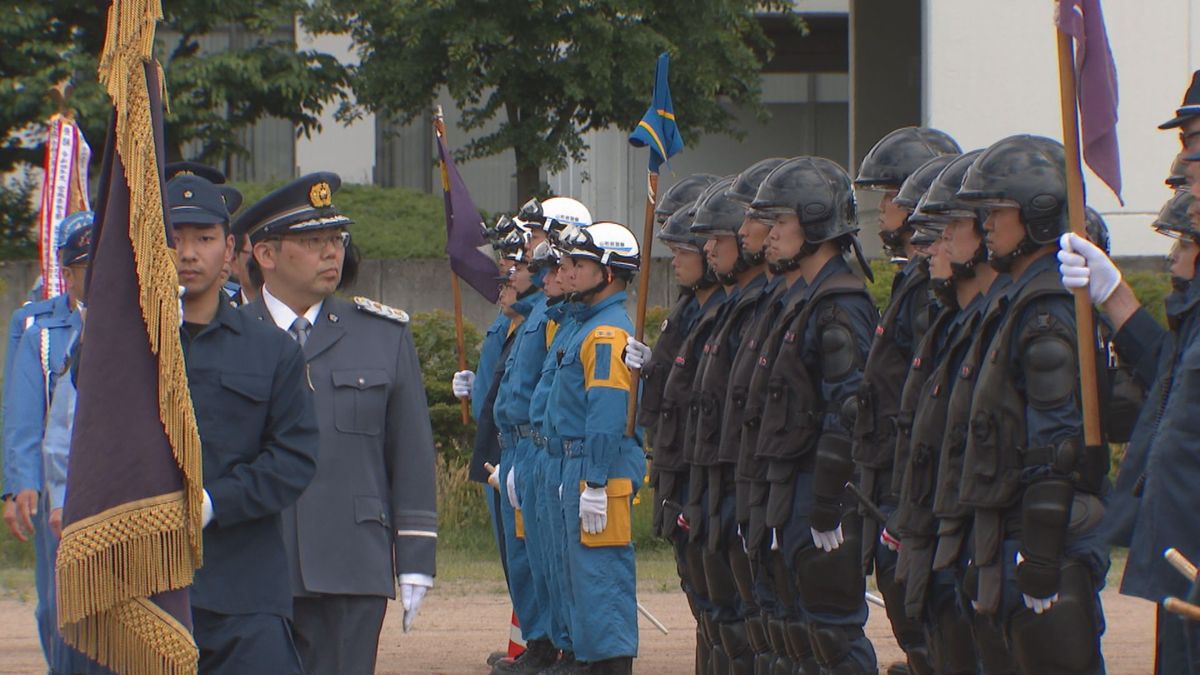 大阪万博など国際的なイベント警備想定し大規模な訓練　山形県警が山形市で実施