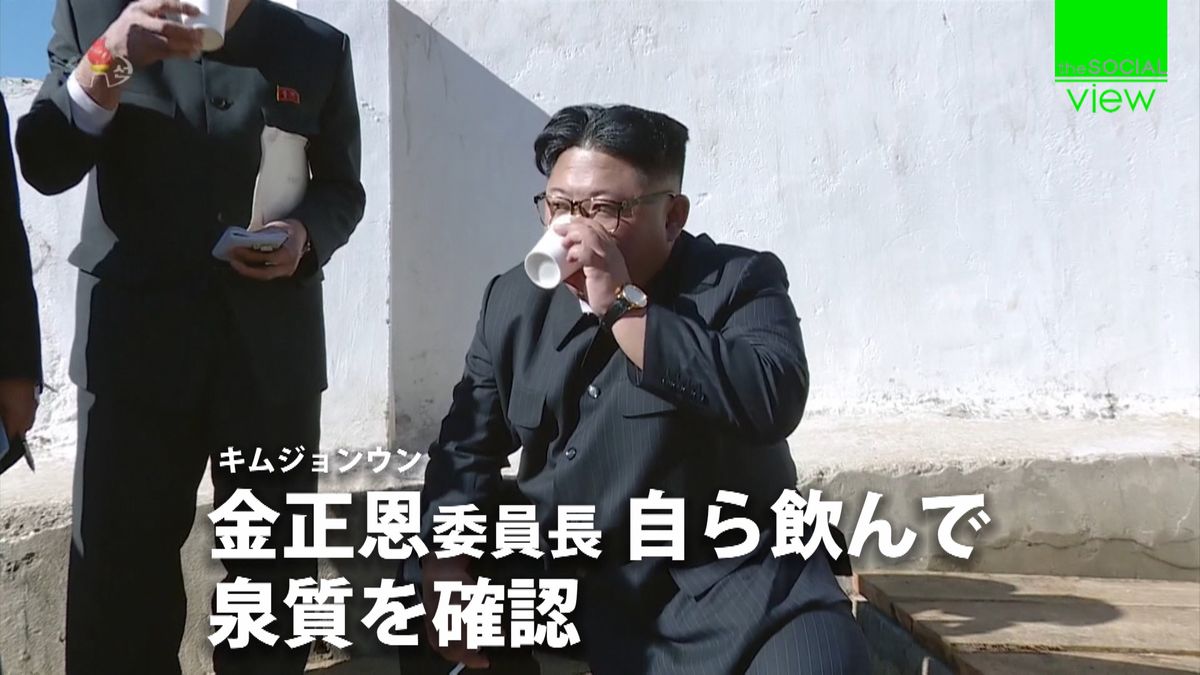 北朝鮮の観光戦略　金委員長自ら泉質を確認