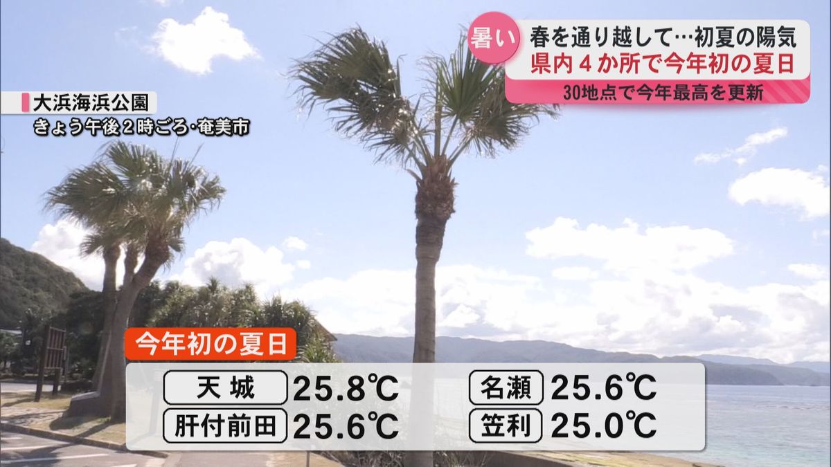 まるで初夏の陽気　鹿児島県内4か所で“今年初めての夏日”　初節句の子どもが「流しびな」