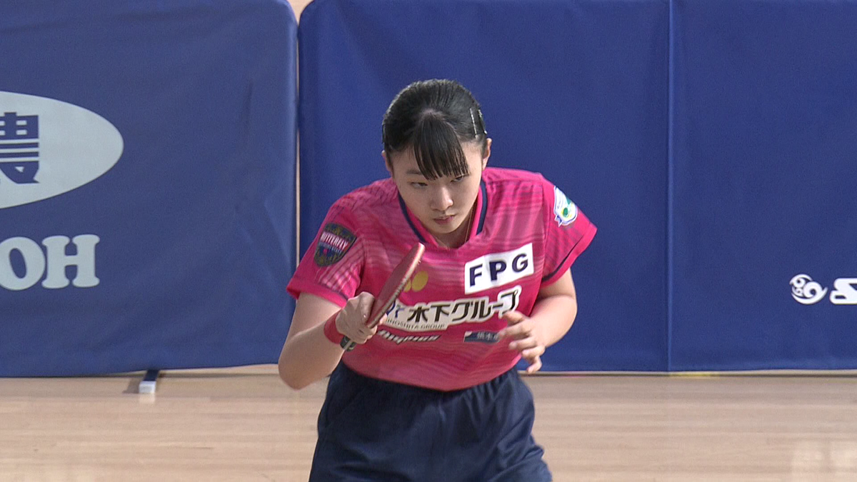 【卓球】女子ジュニア・張本美和が準々決勝へ　3試合全てストレート勝ちと圧倒的な強さ