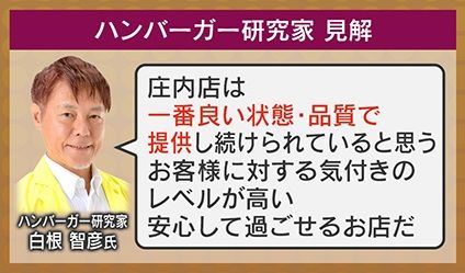 ハンバーガー研究家の見解は―