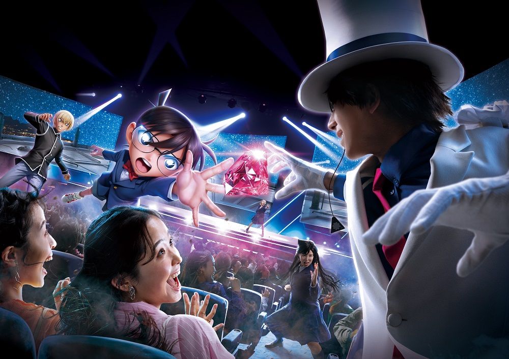 USJ『名探偵コナン』常設アトラクション、詳細を発表　怪盗キッドの本格アクション演出も