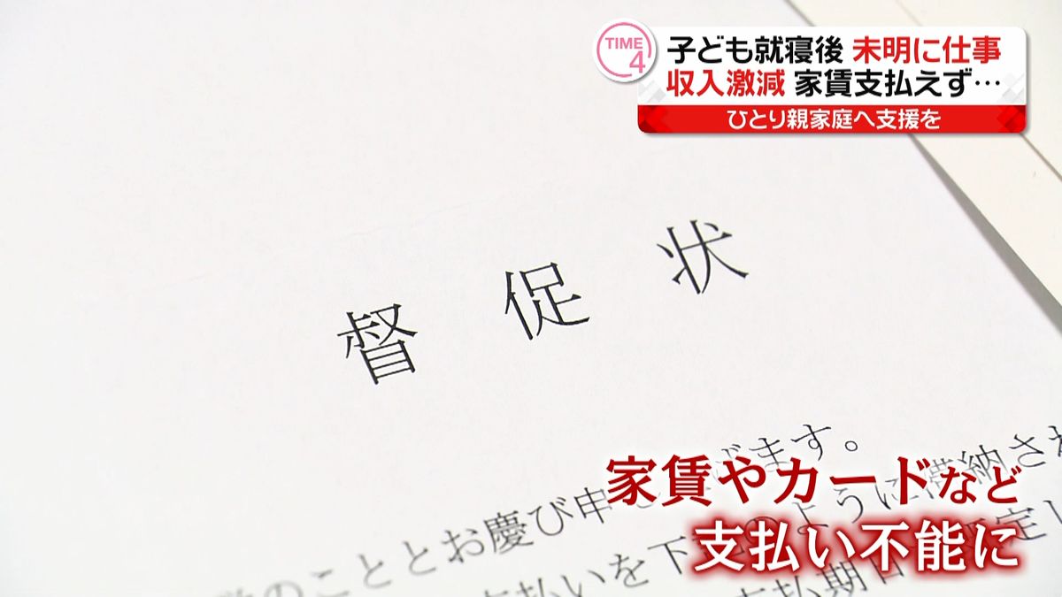 コロナが家計直撃　ひとり親家庭で影響深刻