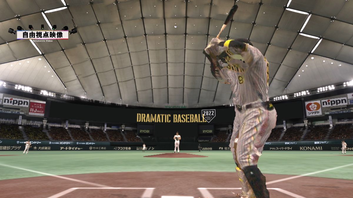 世界初の試み　360度から撮影「自由視点」で見る野球中継　SNS「ゲーム画面みたい」