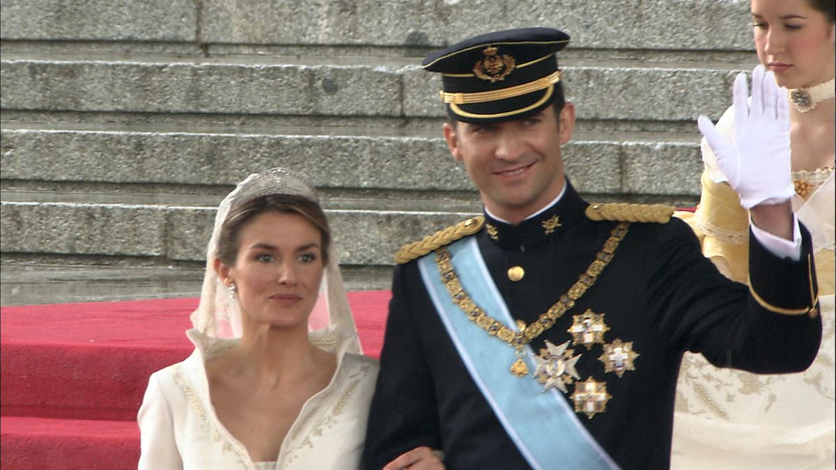 2004年５月22日スペイン　フェリペ皇太子（当時）・レティシア妃結婚式