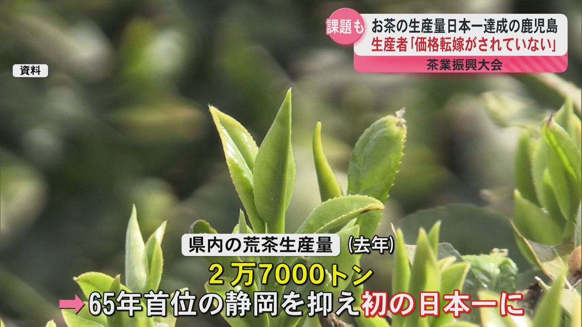 「手放しでは喜べない」の声も…お茶の生産量 初の日本一達成に県内の生産者たちは