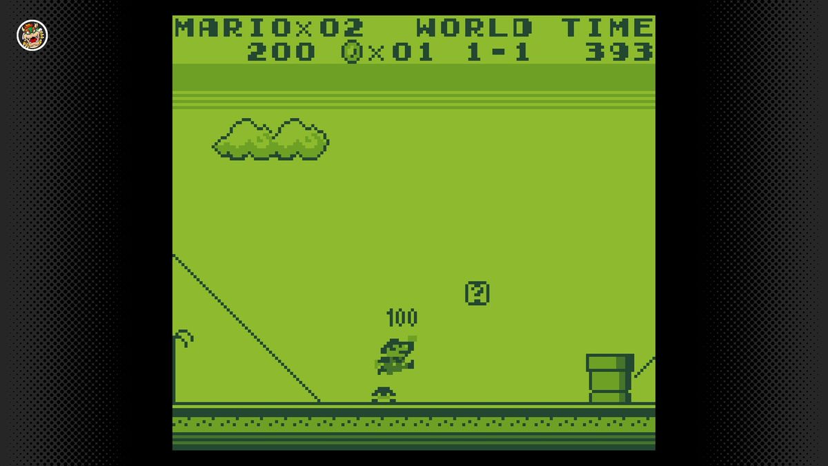 『スーパーマリオランド』プレイ画面（C）1989 Nintendo