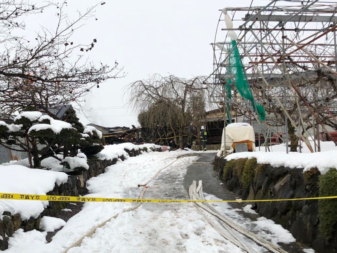 未明の寒河江市で住宅火災　死亡した高齢女性は同居する親族（９１）だと判明・山形