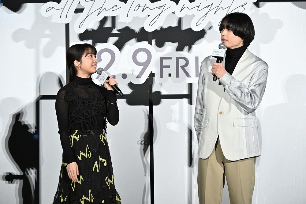 映画『夜明けのすべて』で共演した上白石萌音さんと松村北斗さん（左から）　（C）瀬尾まいこ／2024「夜明けのすべて」製作委員会