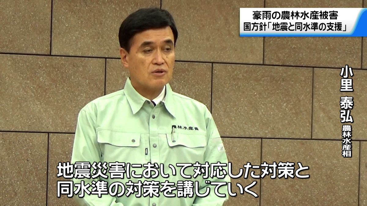 奥能登豪雨の農林水産被害　「地震と同水準の支援」国が方針