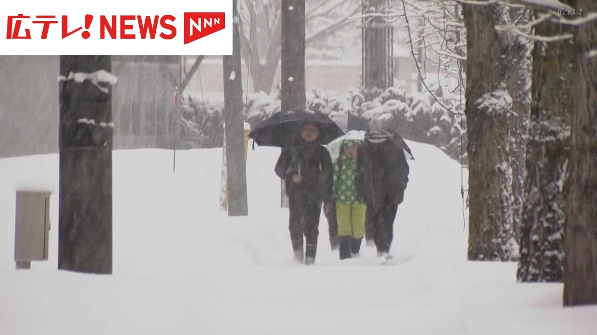 強烈寒波　県北で積雪　19日がピーク